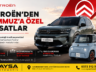 AYSA CITROËN’DEN TEMMUZ’A ÖZEL CAZİP KAMPANYALAR