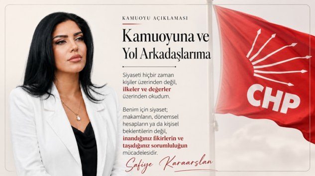 KARAARSLAN: “SİYASETE CHP’DE DEVAM EDECEĞİM”