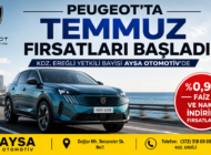 PEUGEOT’TAN TEMMUZ AYINA ÖZEL CAZİP FİNANSMAN FIRSATLARI