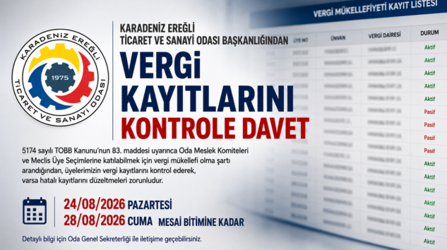 TSO ORGAN SEÇİMLERİ YAKLAŞIYOR…