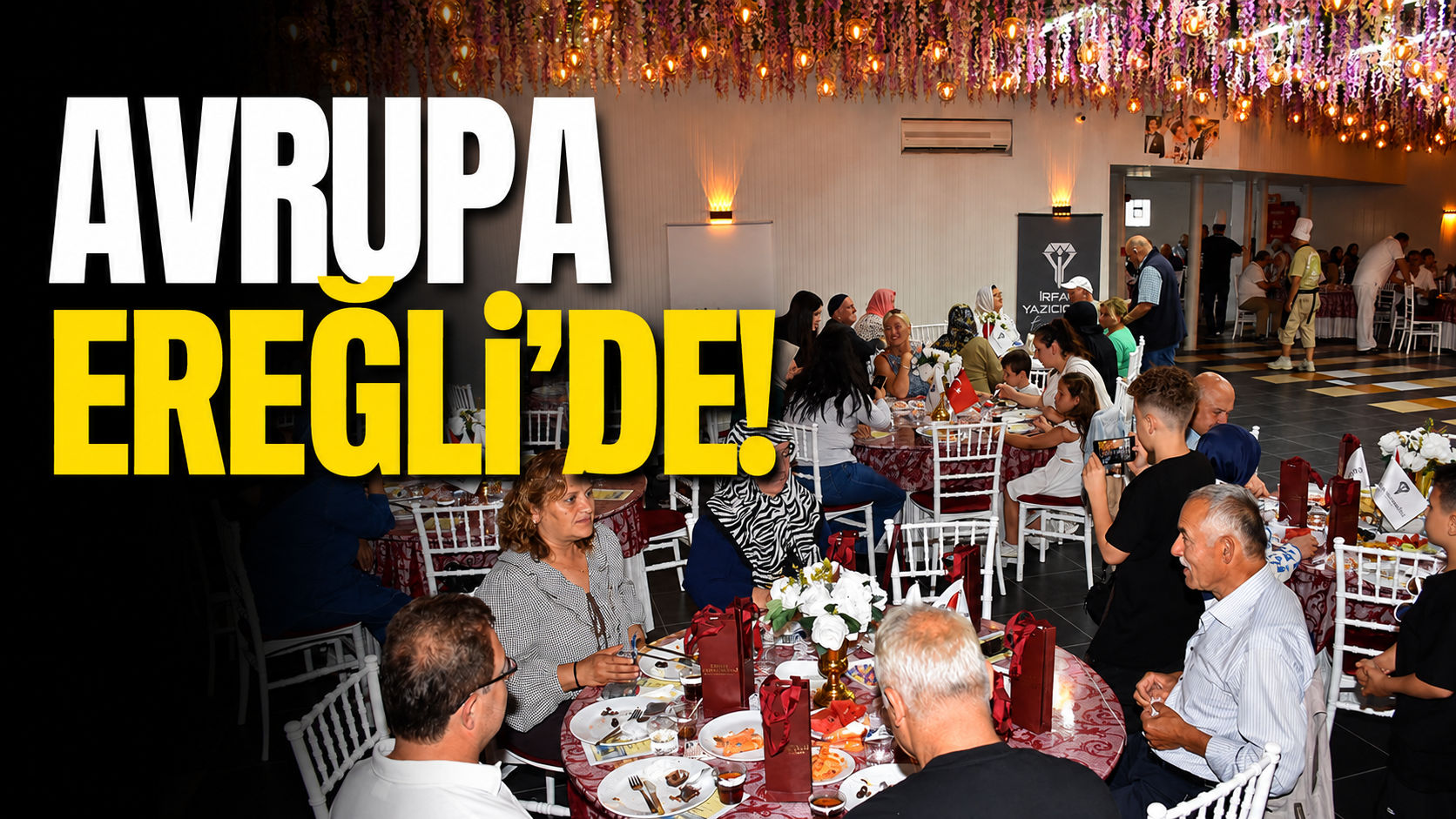 YAZICIOĞLU EV SAHİPLİĞİNDE GURBETÇİLERLE ANLAMLI BULUŞMA