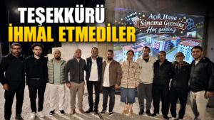 GÜLDERE TOKİ’DE KOMŞULUK SİNEMA GECESİNDE GÜÇLENDİ