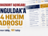 DEVLET HİZMET YÜKÜMLÜĞÜ KAPSAMINDA HEKİM ATAMALARI