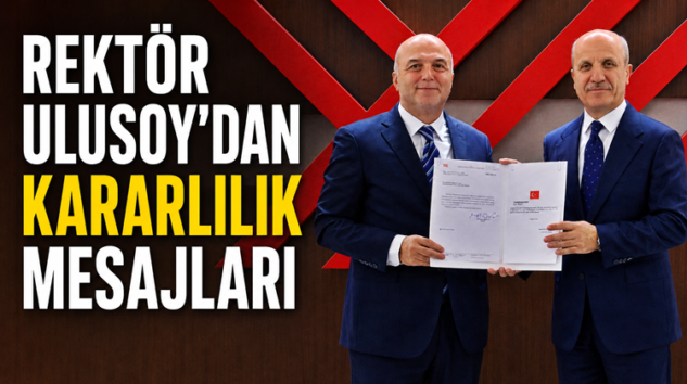 BEUN’DE REKTÖR ULUSOY DÖNEMİ RESMEN BAŞLADI