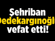 DEDEKARGINOĞLU AİLESİNİN ACILI GÜNÜ!