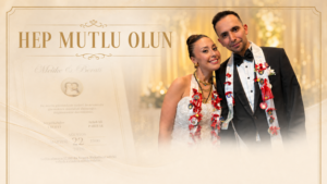 MELİKE VE BERATİ ÖMÜR BOYU MUTLULUĞA EVET DEDİ