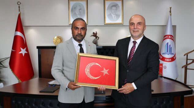 BARÜ REKTÖRÜ AKKAYA, BEUN REKTÖRÜ ULUSOY’U KUTLADI