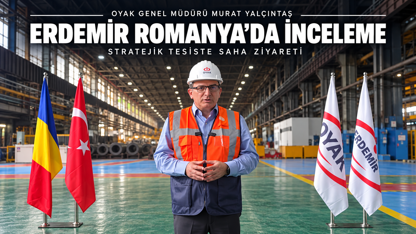 YALÇINTAŞ, ERDEMİR ROMANYA TESİSLERİNİ İNCELEDİ