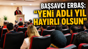 YENİ ADLİ YIL TÖRENLE BAŞLADI