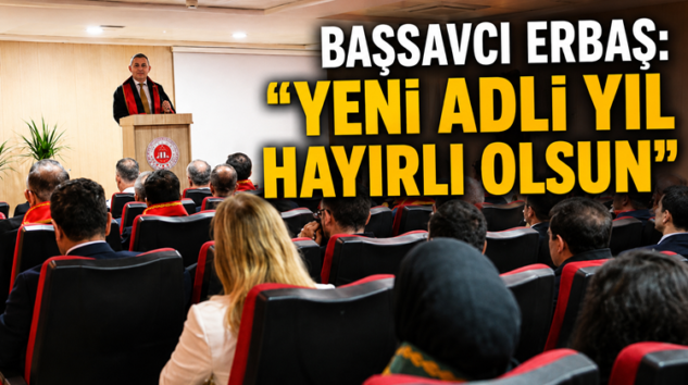 YENİ ADLİ YIL TÖRENLE BAŞLADI