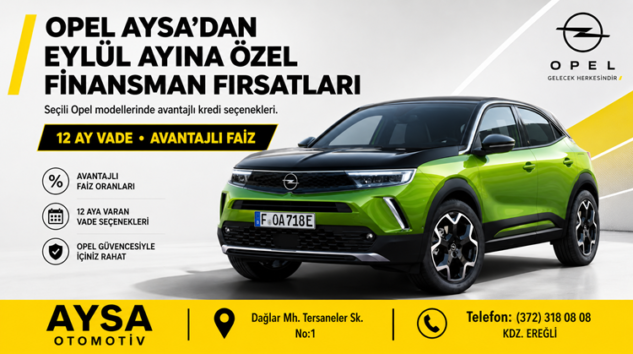 DİKKAT ÇEKEN FİYATLAR, CAZİP ŞARTLAR OPEL AYSA’DA…