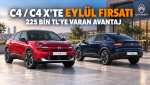 CITROËN C4 VE C4 X’TE EYLÜL FIRSATI AYSA’DA