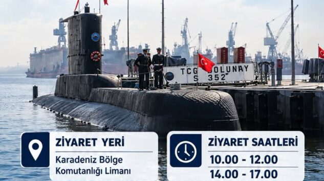 TCG DOLUNAY DENİZALTISI HALKIN ZİYARETİNE AÇILIYOR