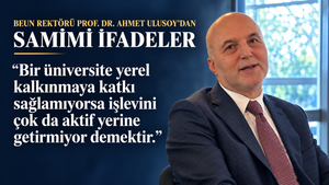 ULUSOY: “ÜNİVERSİTE YEREL KALKINMAYA KATKI SAĞLAMALI”