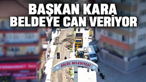 GÜLÜÇ BELEDİYE MEYDANINDA YENİLEME BAŞLADI