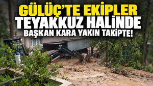 SAĞANAK YAĞIŞ GÜLÜÇ’TE DE ETKİLİ OLDU!