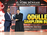 TÜRK DÜNYASI BELGESELLERİ ÖDÜLLENDİRİLDİ