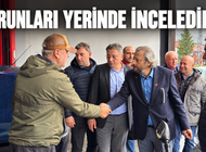 BALCI VE EKİBİNDEN SANAYİ ESNAFINA GEÇMİŞ OLSUN ZİYARETİ
