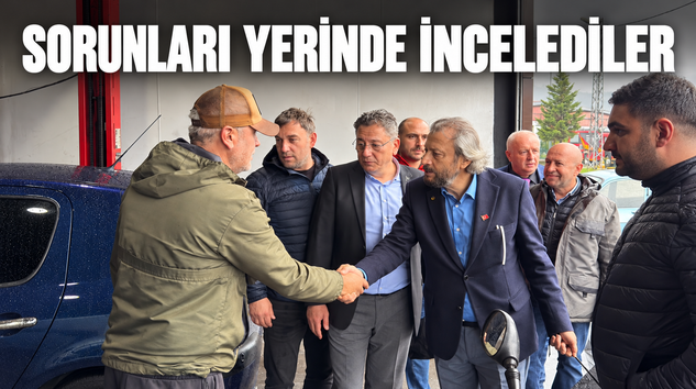 BALCI VE EKİBİNDEN SANAYİ ESNAFINA GEÇMİŞ OLSUN ZİYARETİ