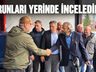 BALCI VE EKİBİNDEN SANAYİ ESNAFINA GEÇMİŞ OLSUN ZİYARETİ