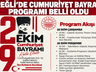 ÇELENK SUNUMU, CUMHURİYET YÜRÜYÜŞÜ VE KUTLAMALAR…