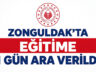 ZONGULDAK’TA KUVVETLİ YAĞIŞ NEDENİYLE EĞİTİME ARA