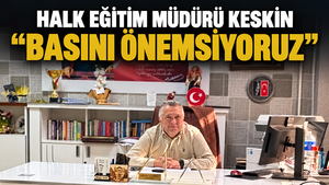 GÖNÜLLÜ’DEN HALK EĞİTİM MERKEZİ MÜDÜRÜ KESKİN’E ZİYARET