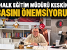 GÖNÜLLÜ’DEN HALK EĞİTİM MERKEZİ MÜDÜRÜ KESKİN’E ZİYARET