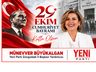 MÜNEVVER BÜYÜKALGAN CUMHURİYET BAYRAMINI KUTLADI
