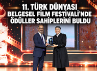TÜRK DÜNYASI BELGESELLERİ ÖDÜLLENDİRİLDİ