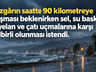 ŞİDDETLİ YAĞIŞ VE FIRTINA UYARISI!