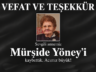 YÖNEY VE EROĞLU AİLELERİNDEN TEŞEKKÜR MESAJI